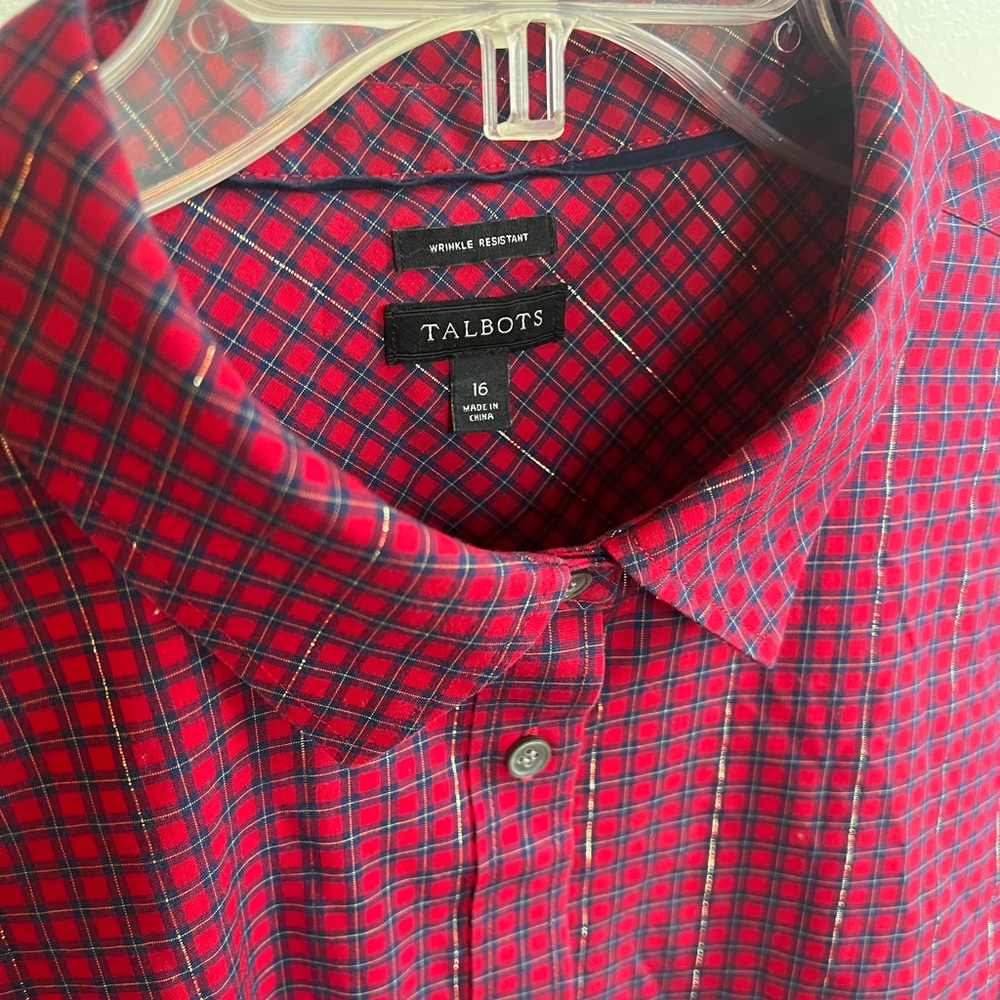 Great Talbots Holiday Tartan Shirt